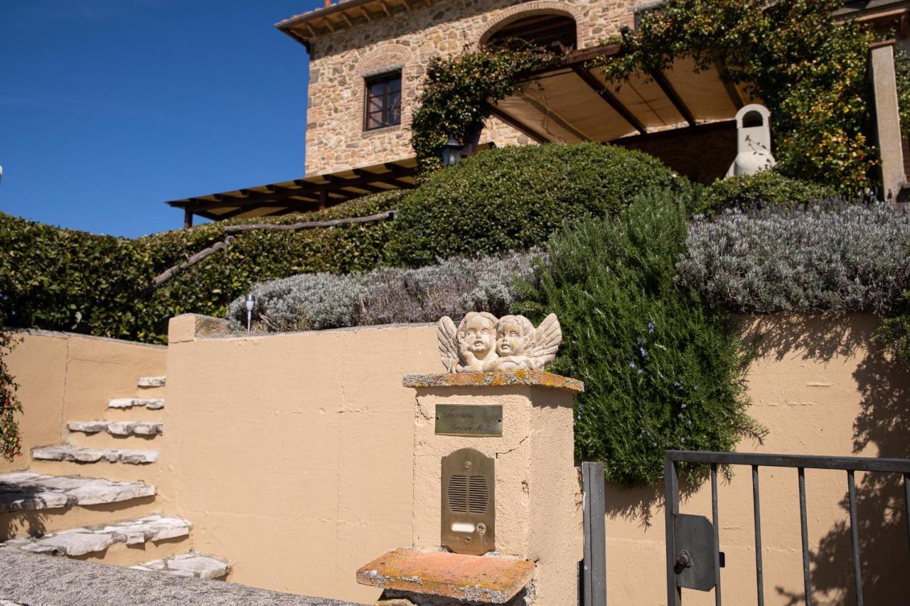 Toscana Amore Mio, Stunning View & 14Min Volterra Montecatini Val di Cecina Luaran gambar